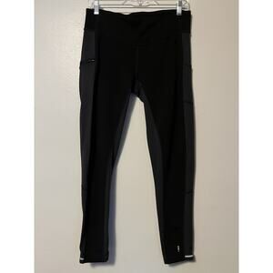 Smartwool Merino Sport Fleece Tight Black Gray Women’s Size Medium See Pictures